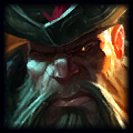 Photo de profil du champion League of Legend nommé Gangplank