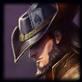 Photo de profil du champion League of Legend nommé Twisted Fate